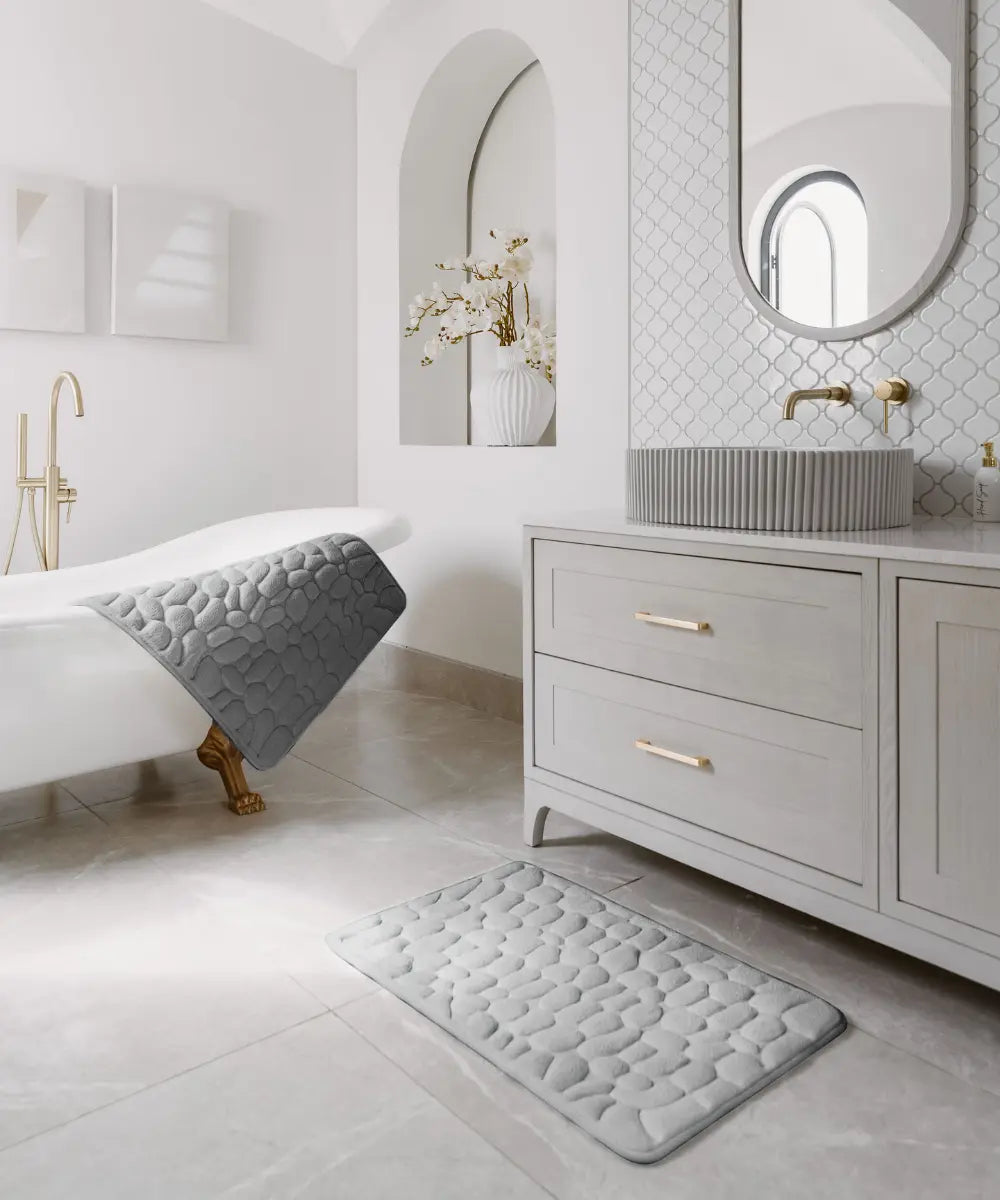 Tappetino da bagno massaggiante e antiscivolo per un comfort totale