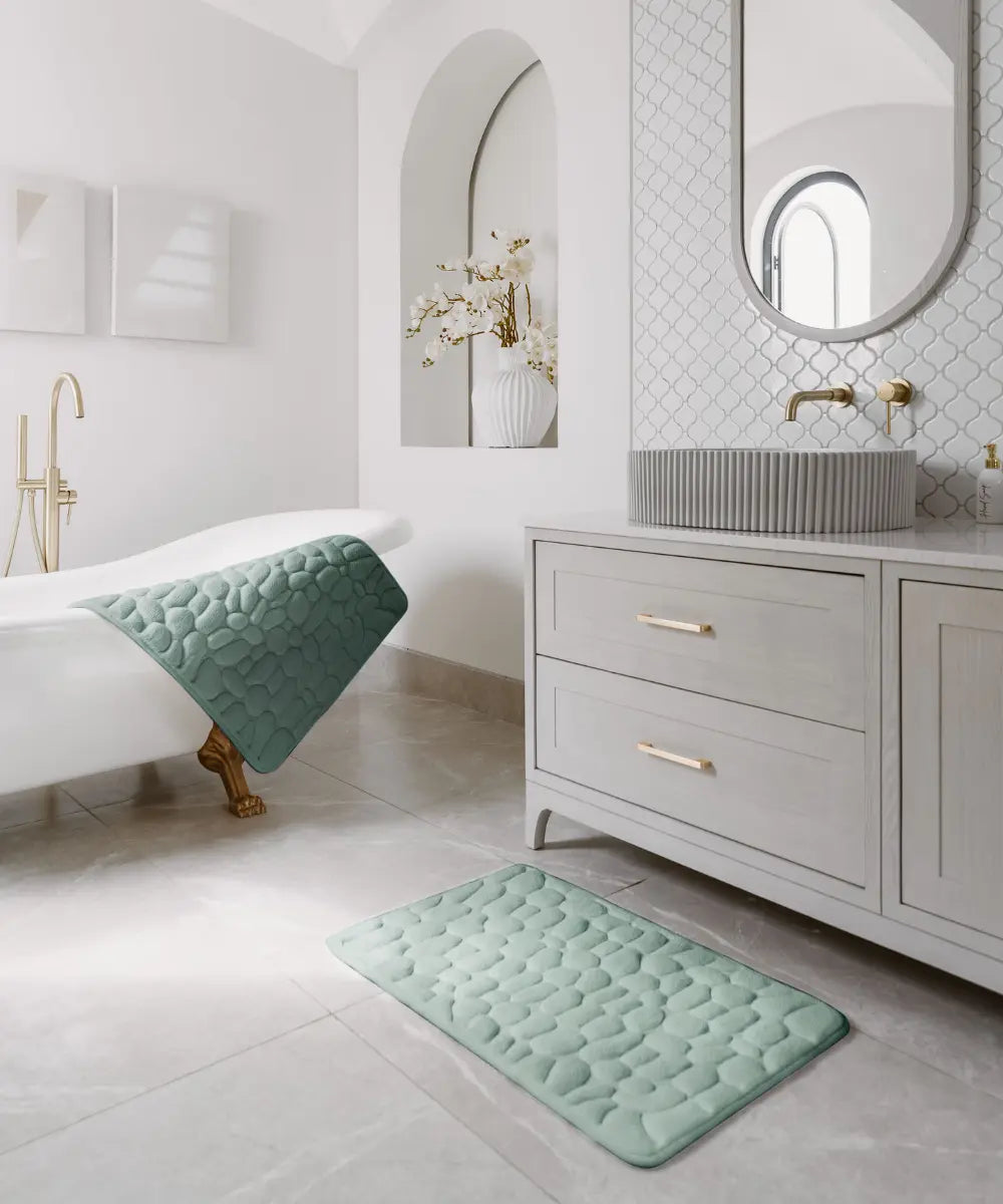 Tappetino da bagno massaggiante e antiscivolo per un comfort totale