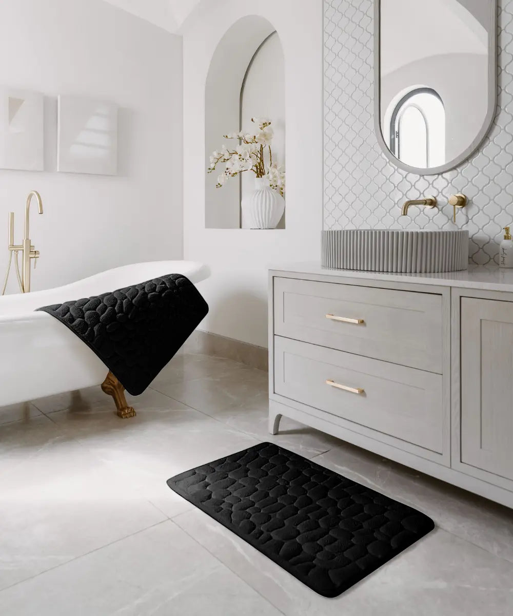 Tappetino da bagno massaggiante e antiscivolo per un comfort totale