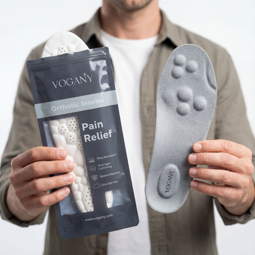 4Dマッサージインソール - アクティブな痛みの緩和と痛みのない歩行 