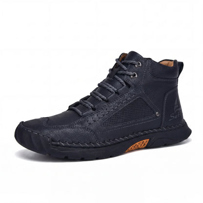 VogSalkin 2.0 - Bottes Barefoot tout-terrain à semelle vulcanisée et cuir vegan imperméable